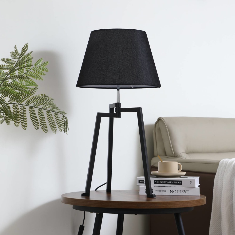 Lampe à poser en métal noir — vue 3