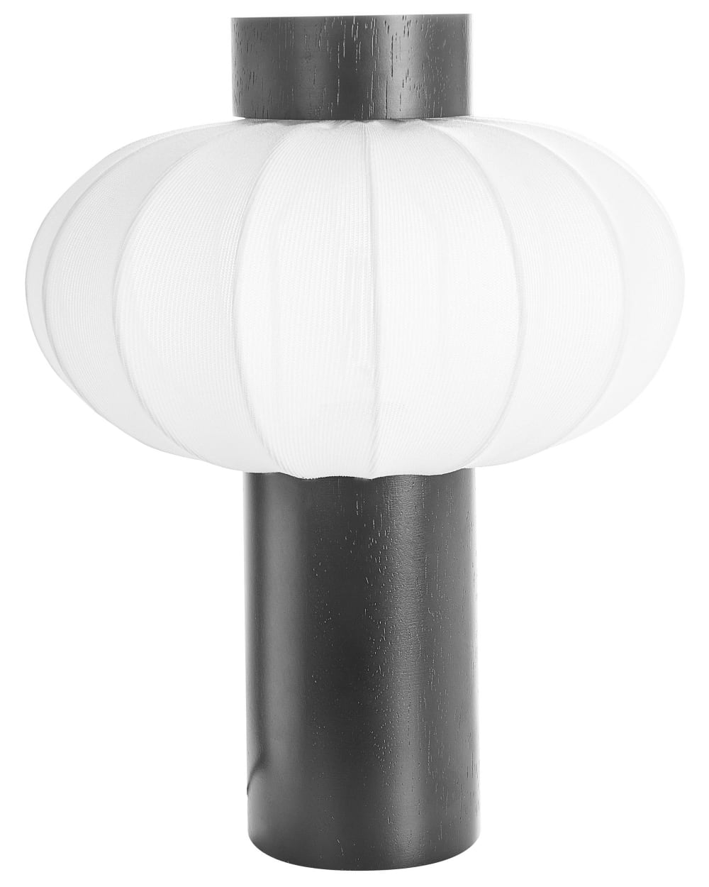 lampe à poser bois noir