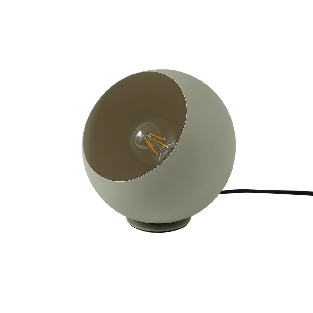 Lampe à poser en métal vert