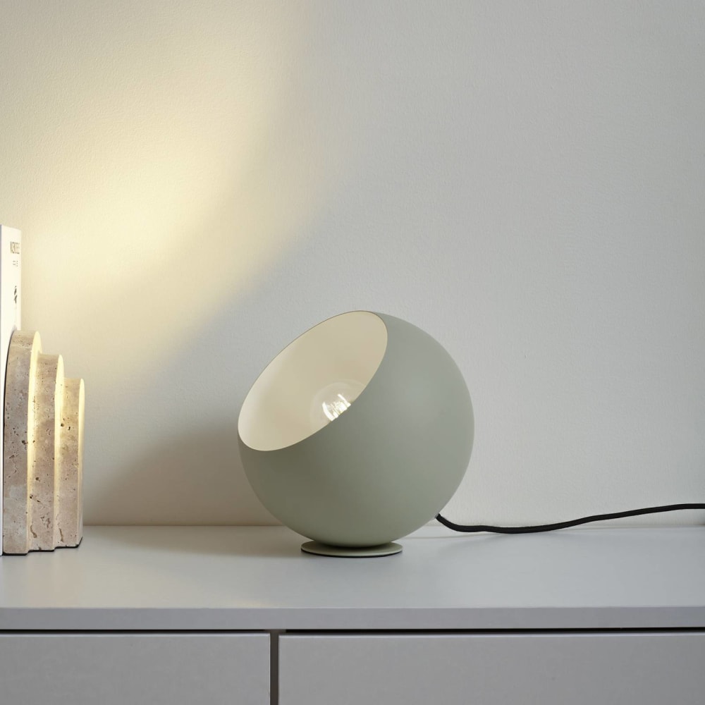 Lampe à poser en métal vert — vue 3