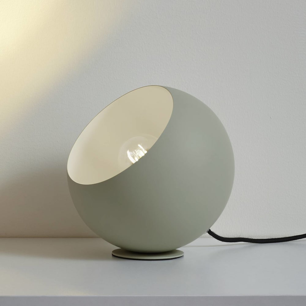 Lampe à poser en métal vert — vue 4