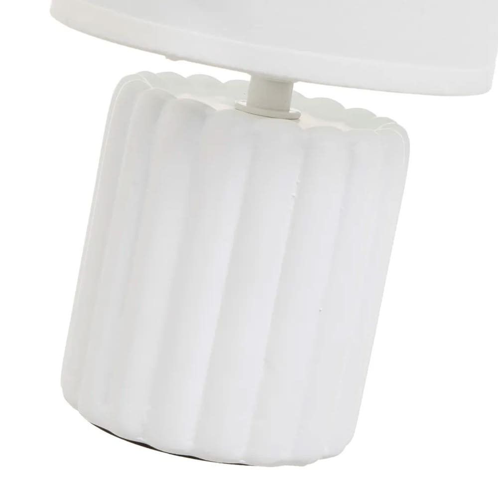 Lampe à poser céramique blanche 13x13x24cm — vue 4