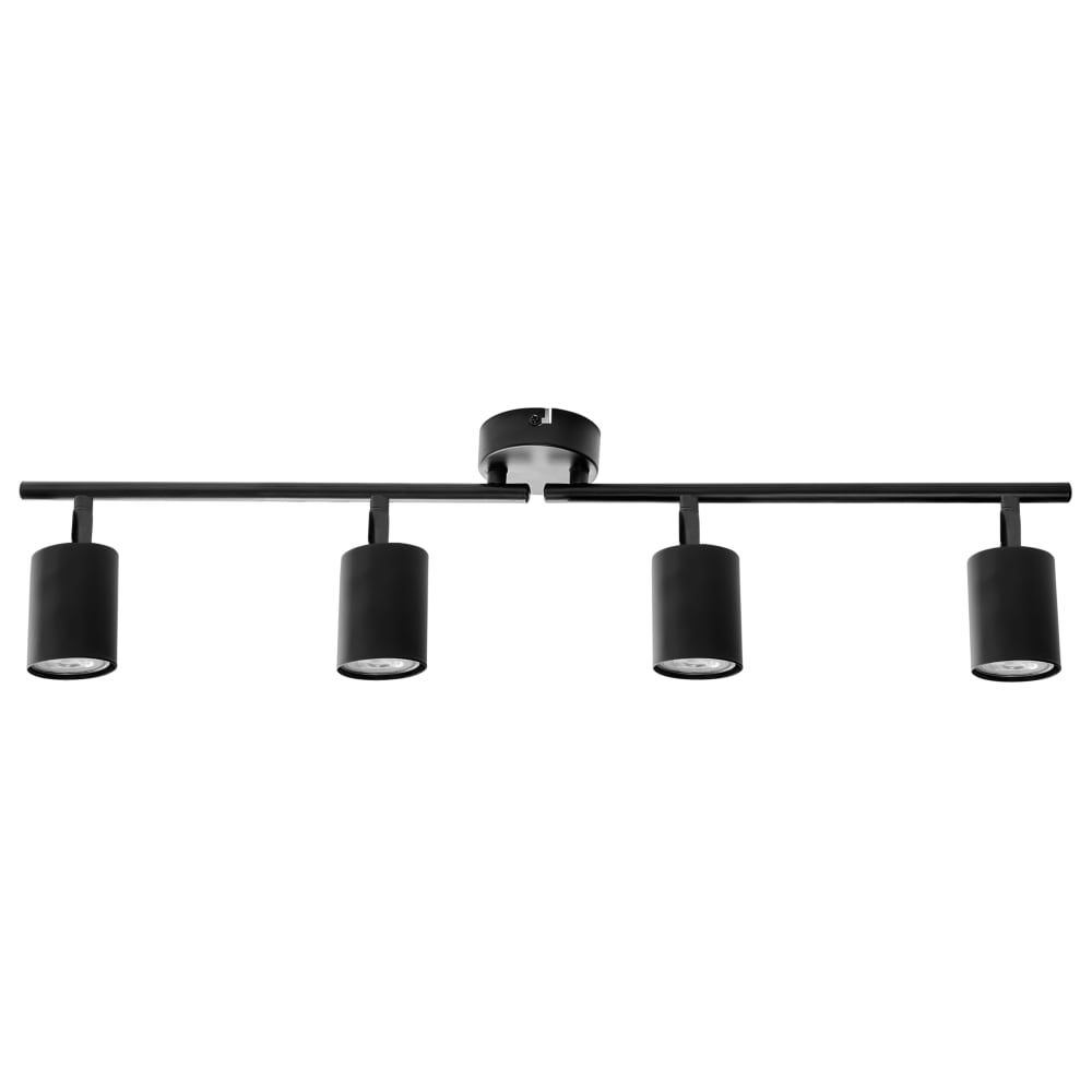Spot à 4 lumières métal noir — vue 4