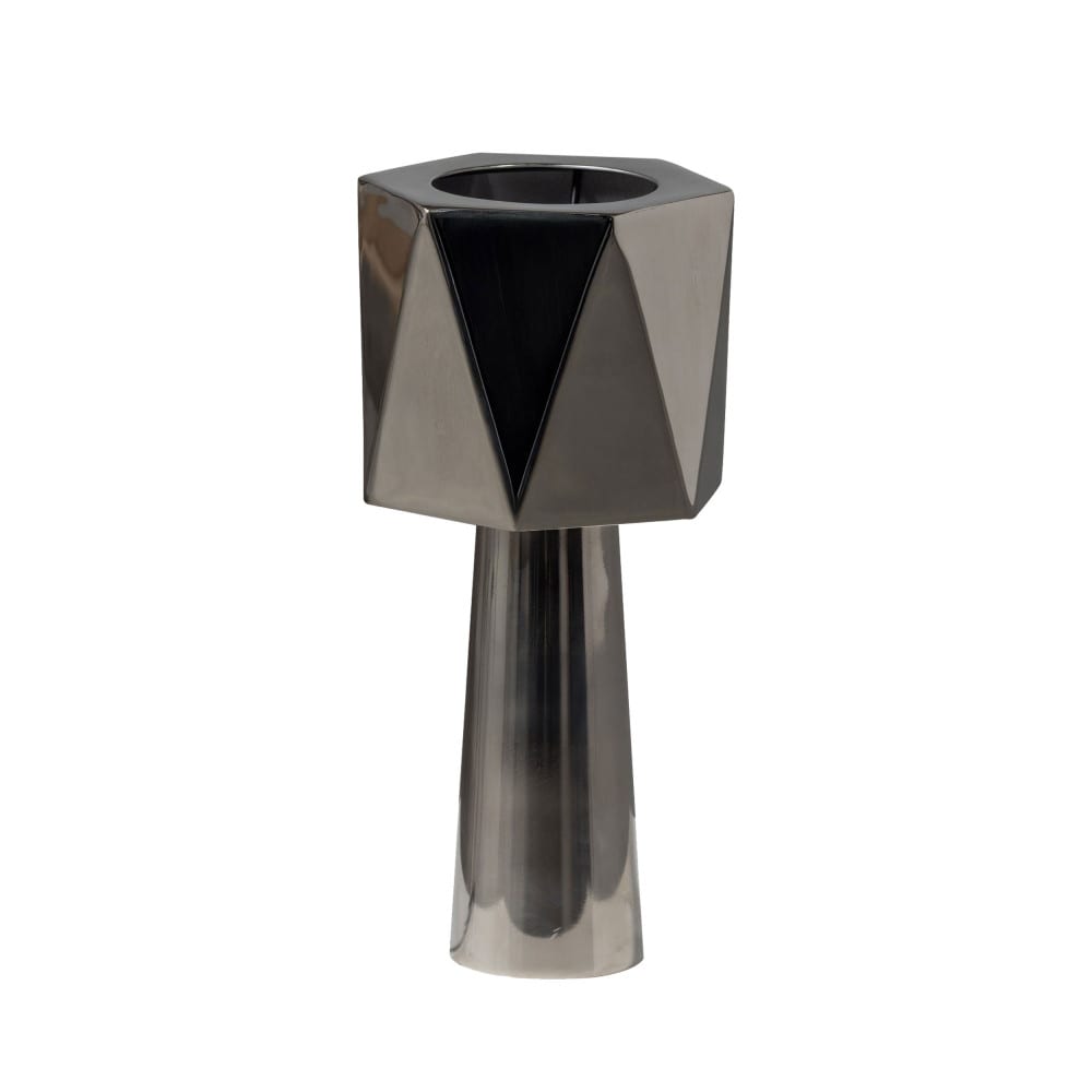 Lampe à poser en métal - Chrome