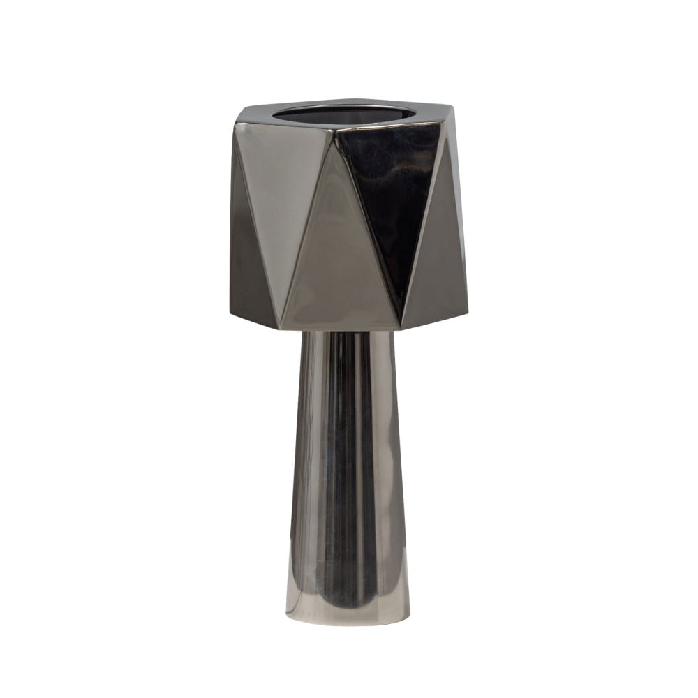 Lampe à poser en métal - Chrome — vue 4