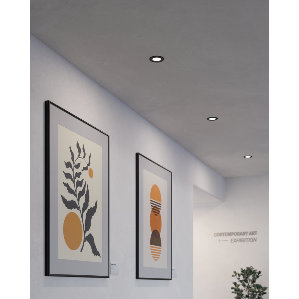 Spot à encastrer LED noir — vue 3