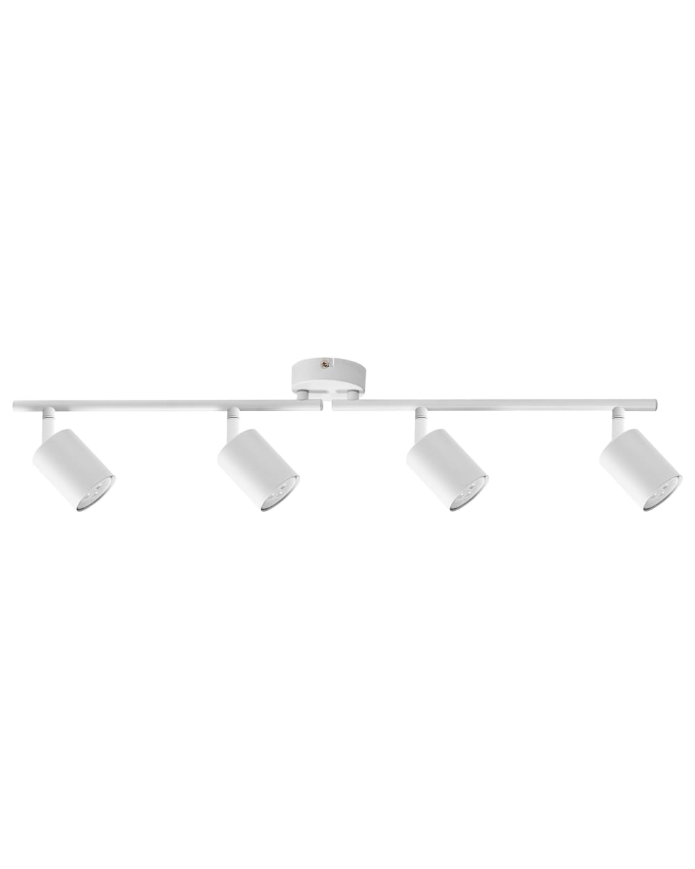 Beliani Deckenleuchten aus Metall 17cm, weiß style industrial - Metall