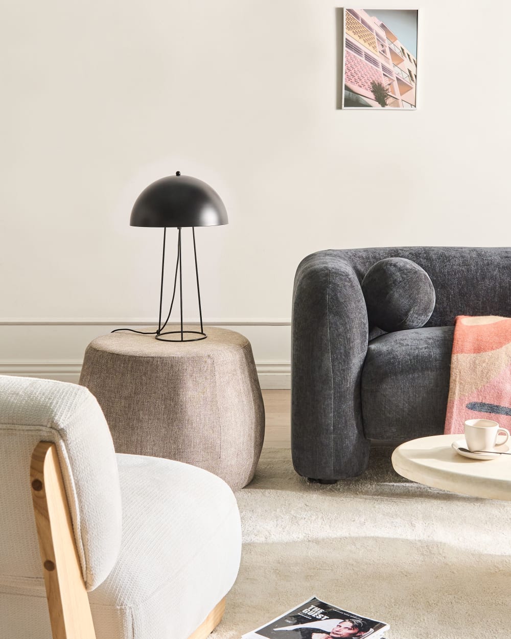 Lampe à poser métal noir — vue 4