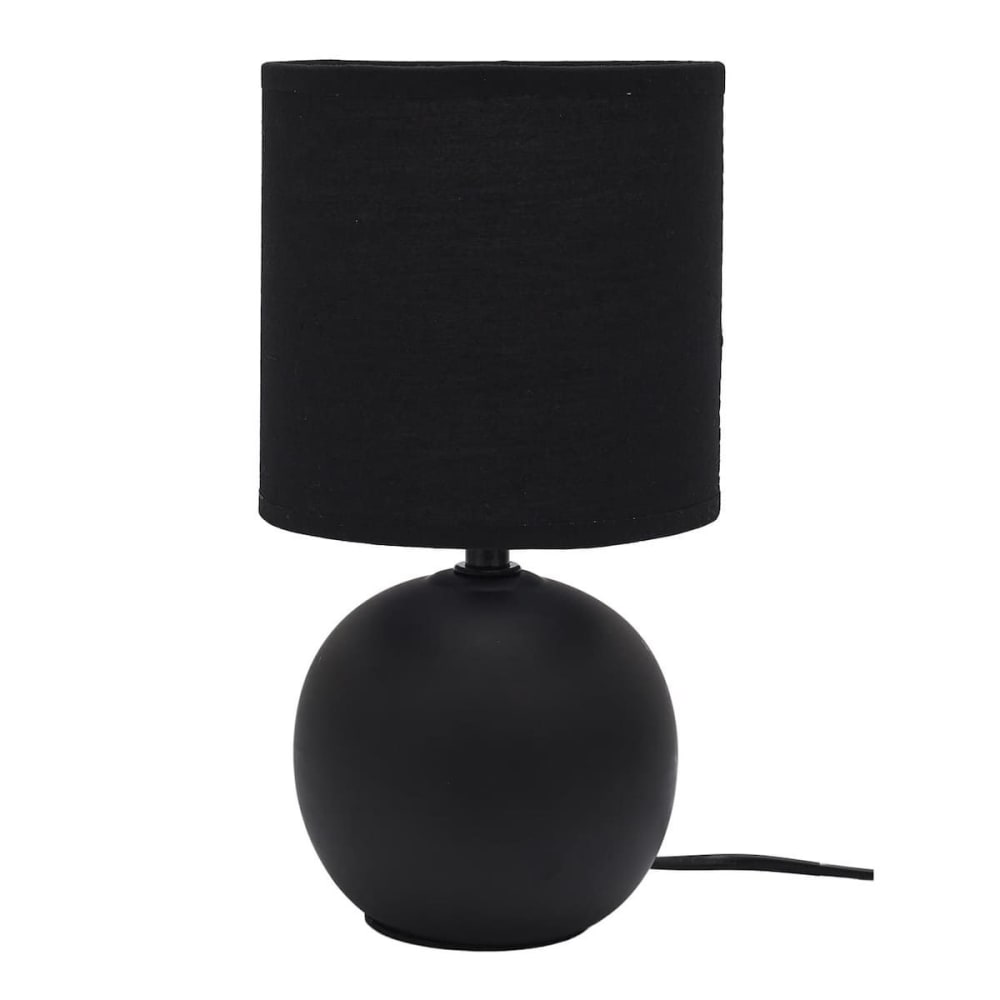 Lampe à poser céramique noir (h25cm)
