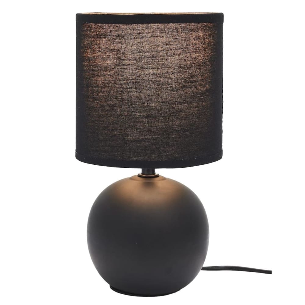 Lampe à poser céramique noir (h25cm) — vue 4
