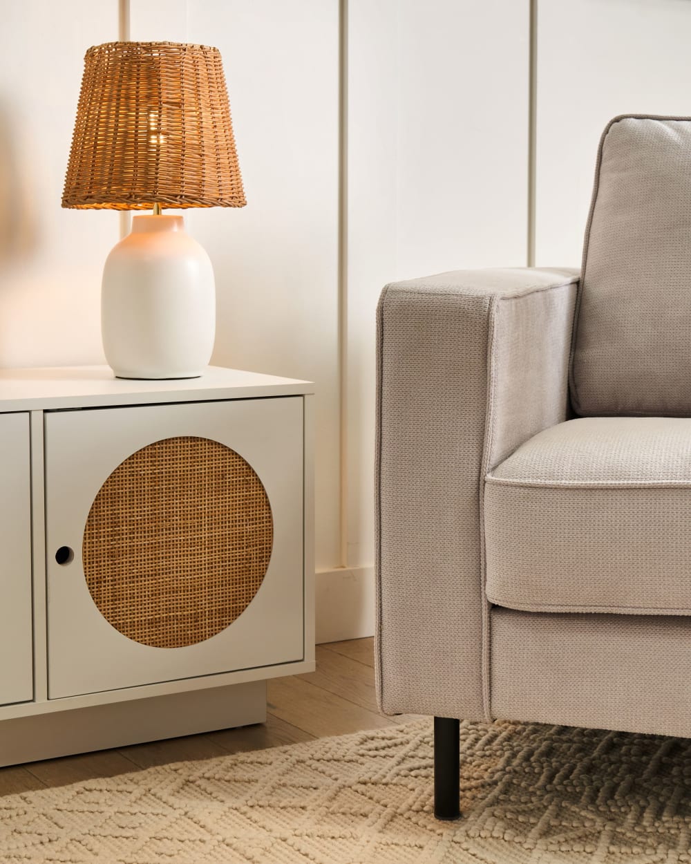 Lampe à poser céramique blanc — vue 3