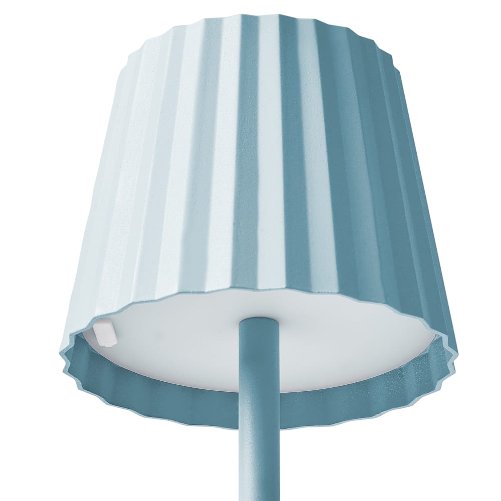 Lampe à poser métal bleu clair — vue 4