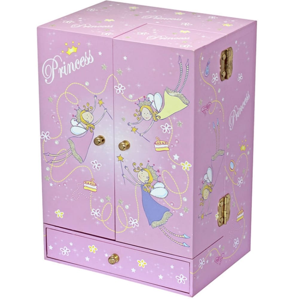 Trousselier Schmink Cabinet mit Musik Prinzessin Violett Holz