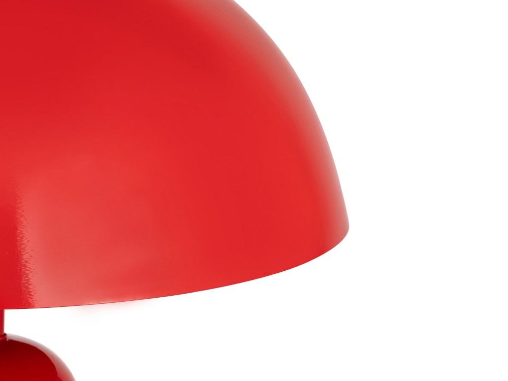 Lampe à poser métal rouge — vue 4