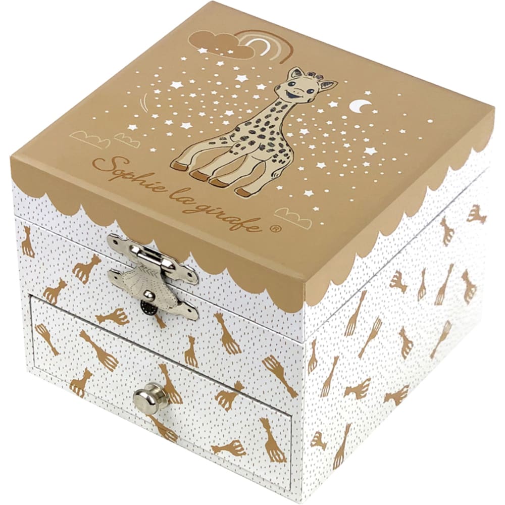 Trousselier Spieluhr-Würfel Sophie die Giraffe Kamel Gelb Holz