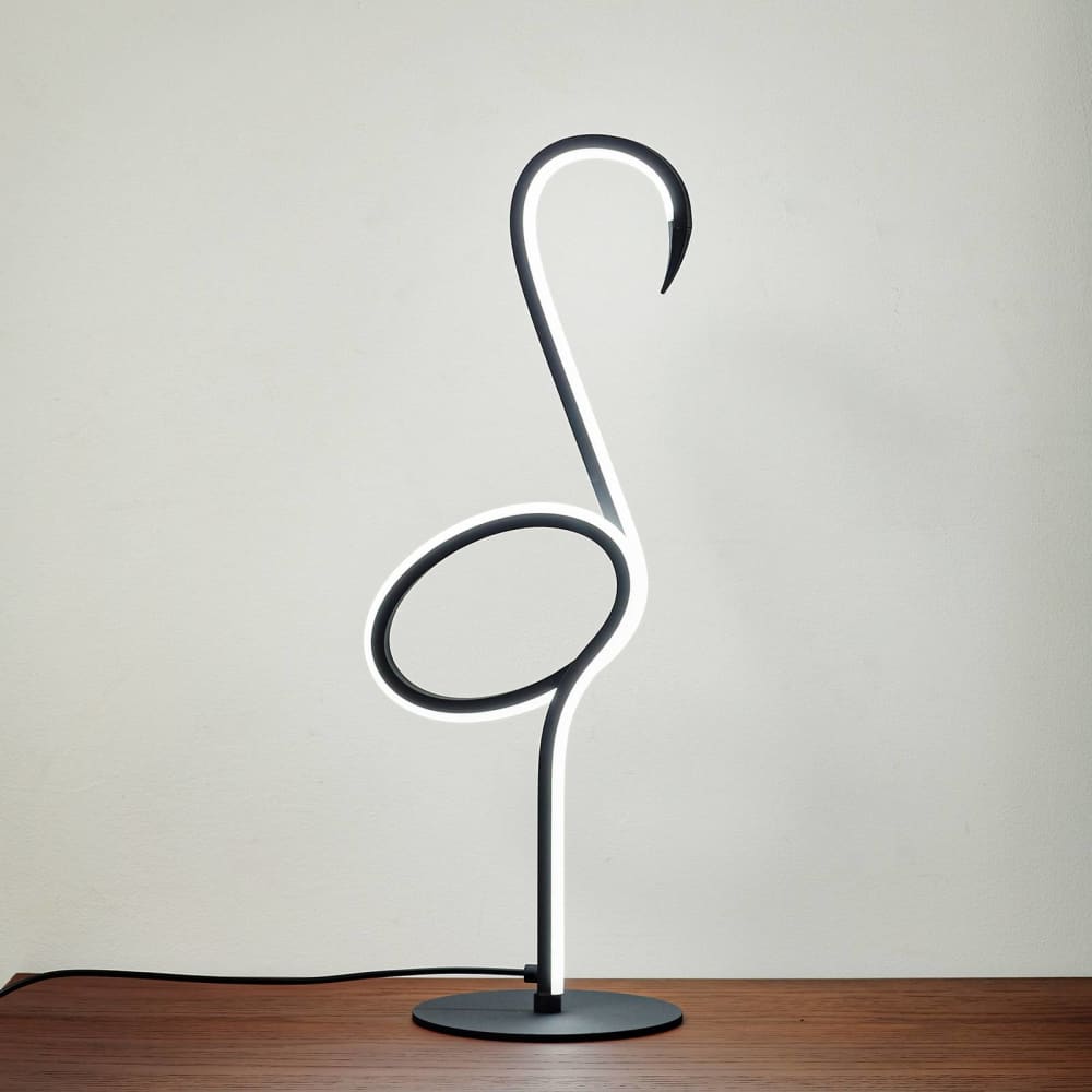 Lampe à poser led en métal noir — vue 4