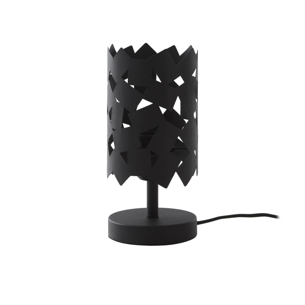 Lampe à poser en métal noir