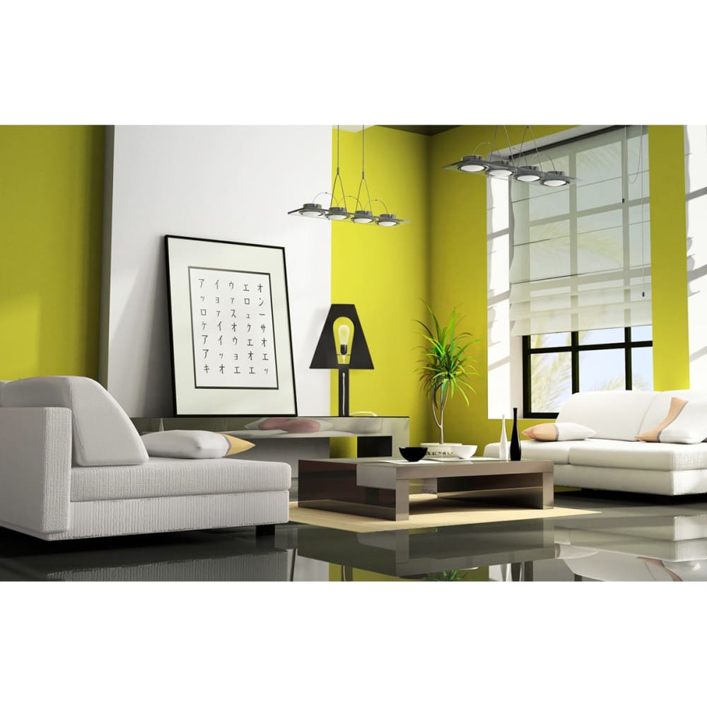 Lampe a poser en métal fil noir — vue 3