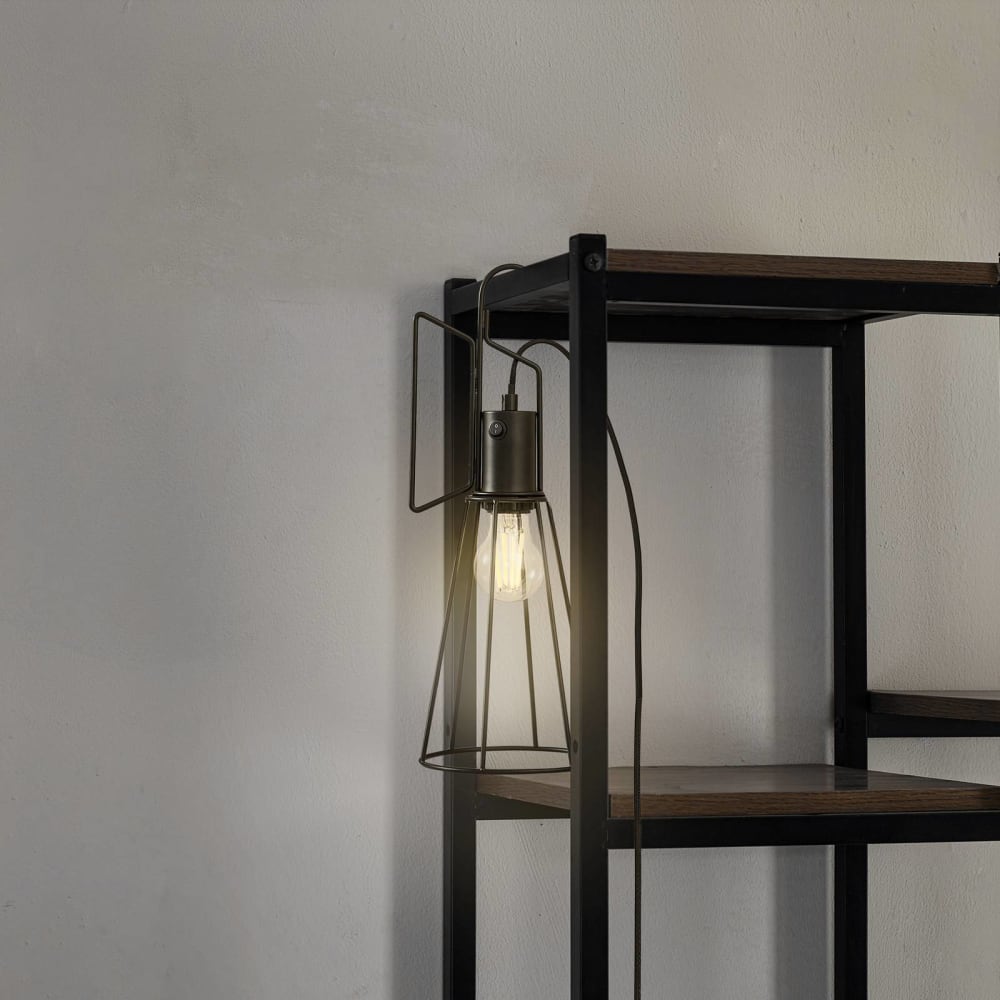 Lampe à poser en métal noir — vue 3