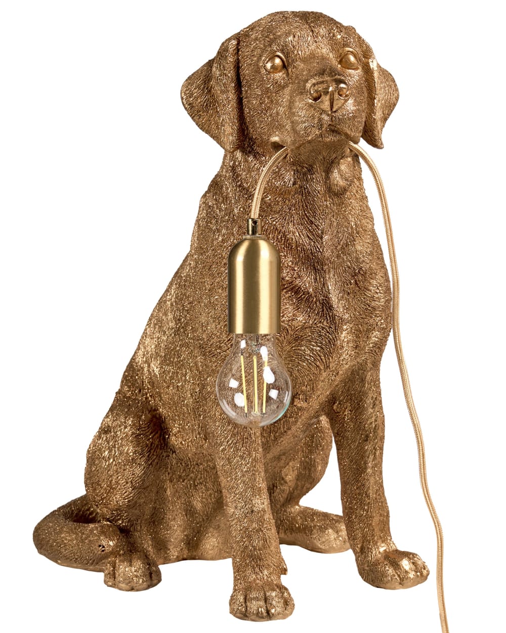Beliani Tischleuchte aus Kunststoff 49cm, gold style classic chic - -