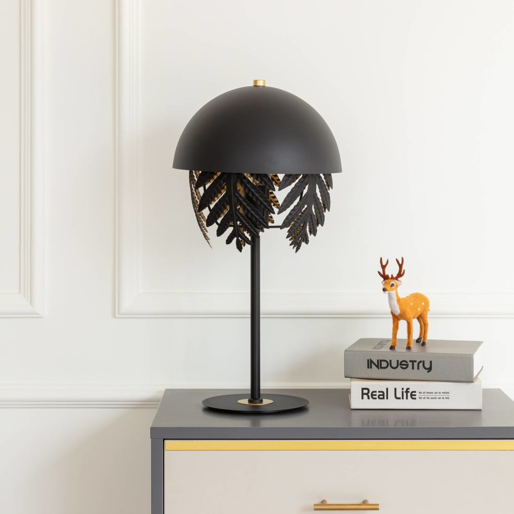 Lampe à poser en métal noir — vue 3