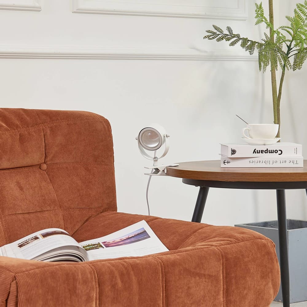 Lampe à pince en métal blanc — vue 3