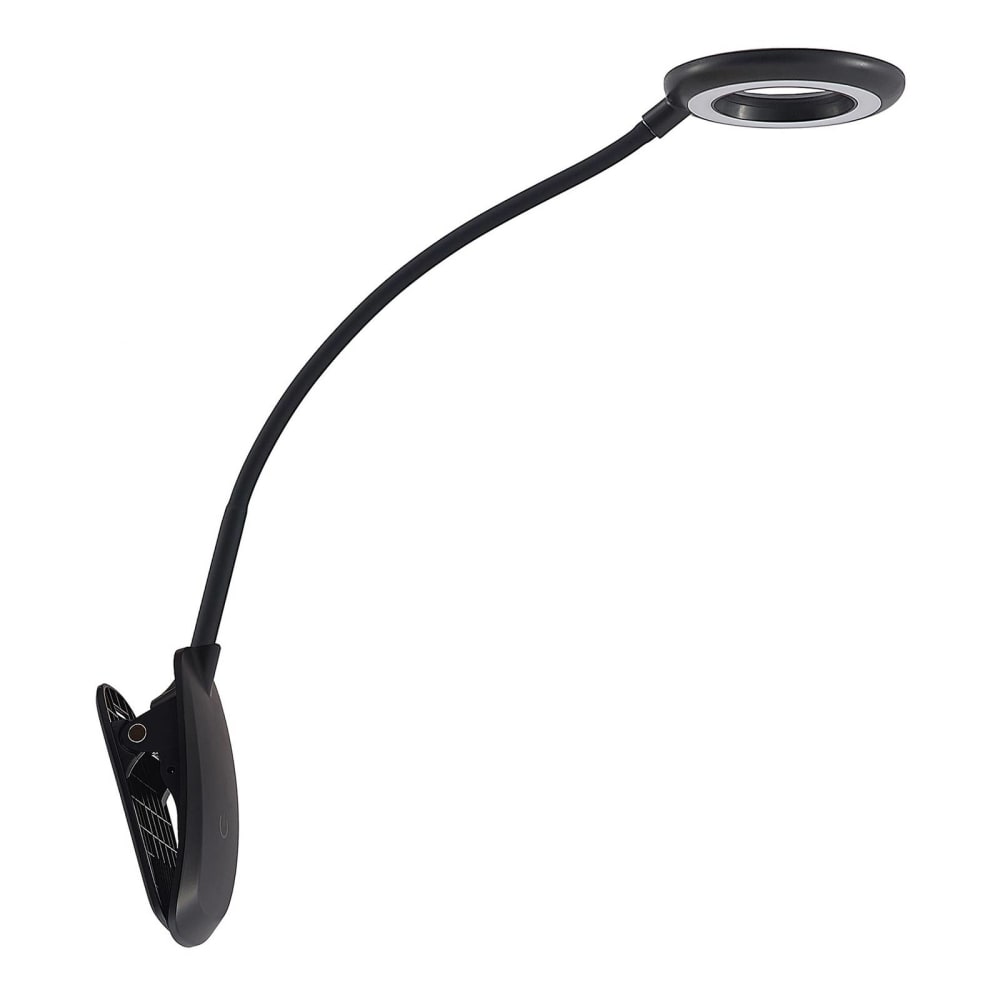 Lampe à pince en plastique noir