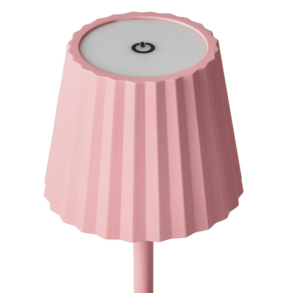 Lampe à poser métal rose pastel — vue 4