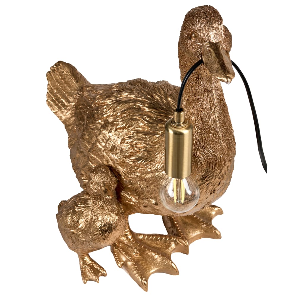 Lampe à poser canard doré — vue 4