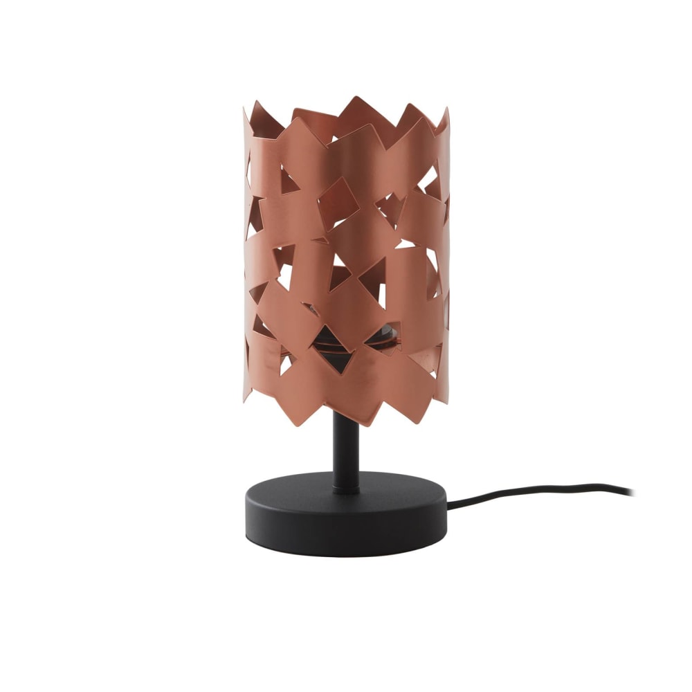 Lampe à poser en métal cuivre