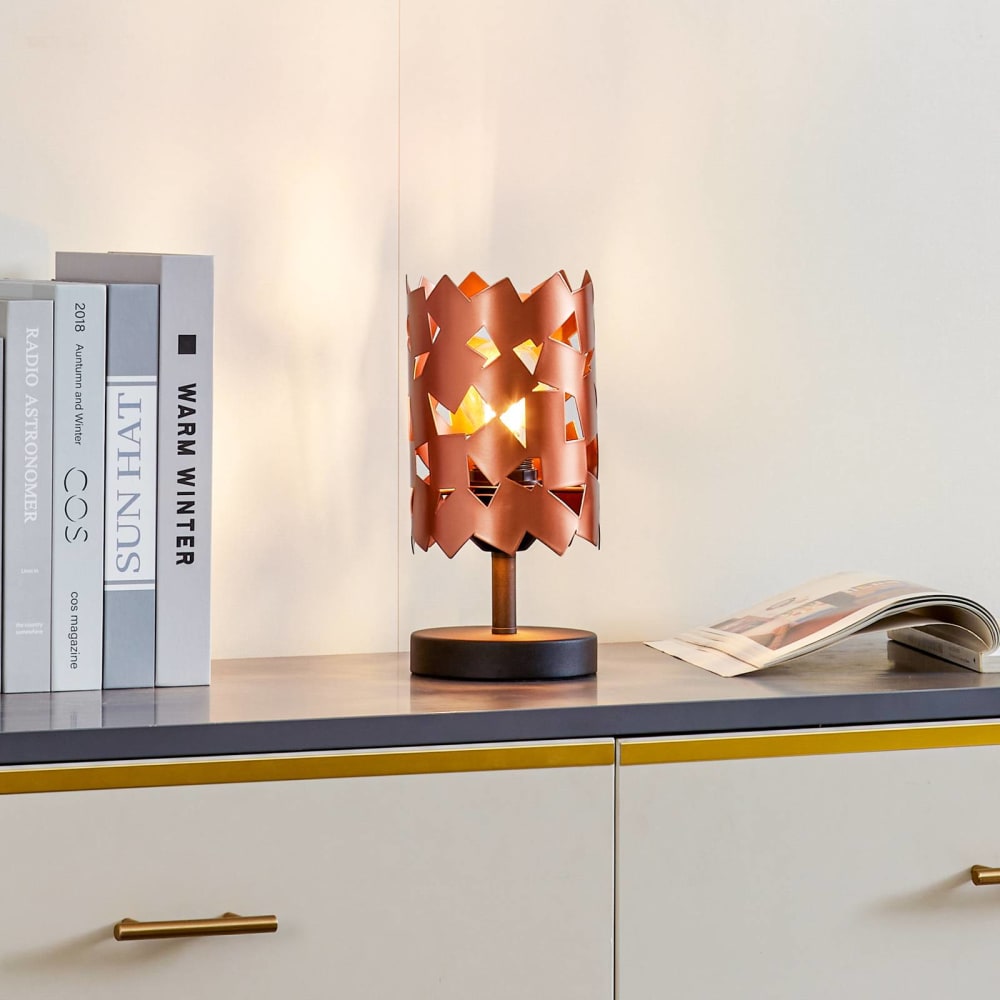Lampe à poser en métal cuivre — vue 4