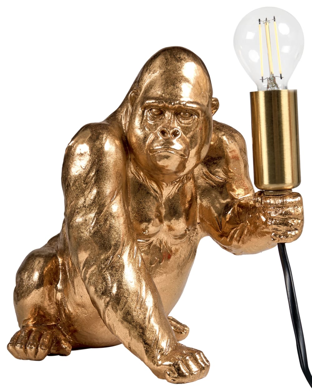 Beliani Tischleuchte aus Kunststoff 21cm, gold style classic chic - -
