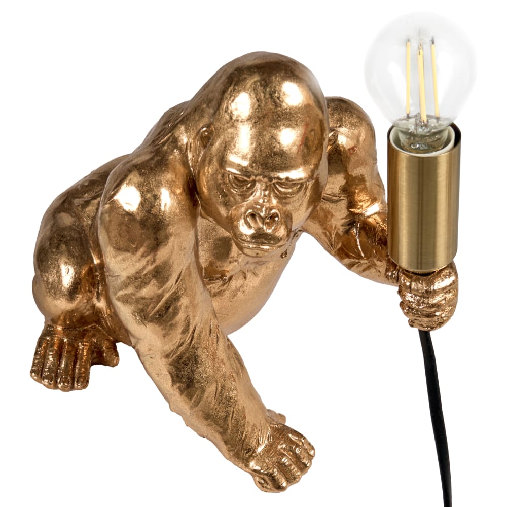 Lampe à poser gorille doré — vue 4