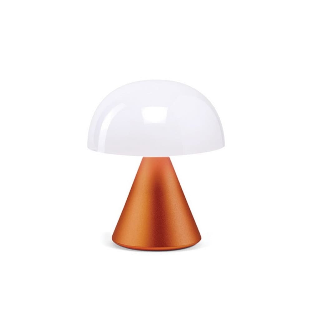 Petite lampe à poser LED orange
