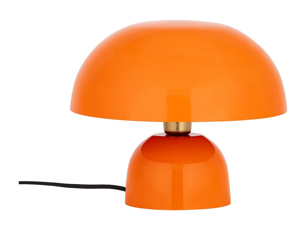 Lampe à poser métal orange