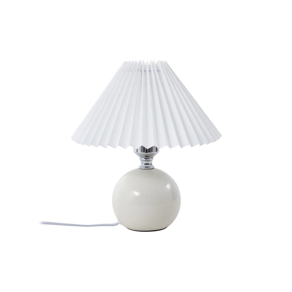 Lampe à poser en céramique blanc