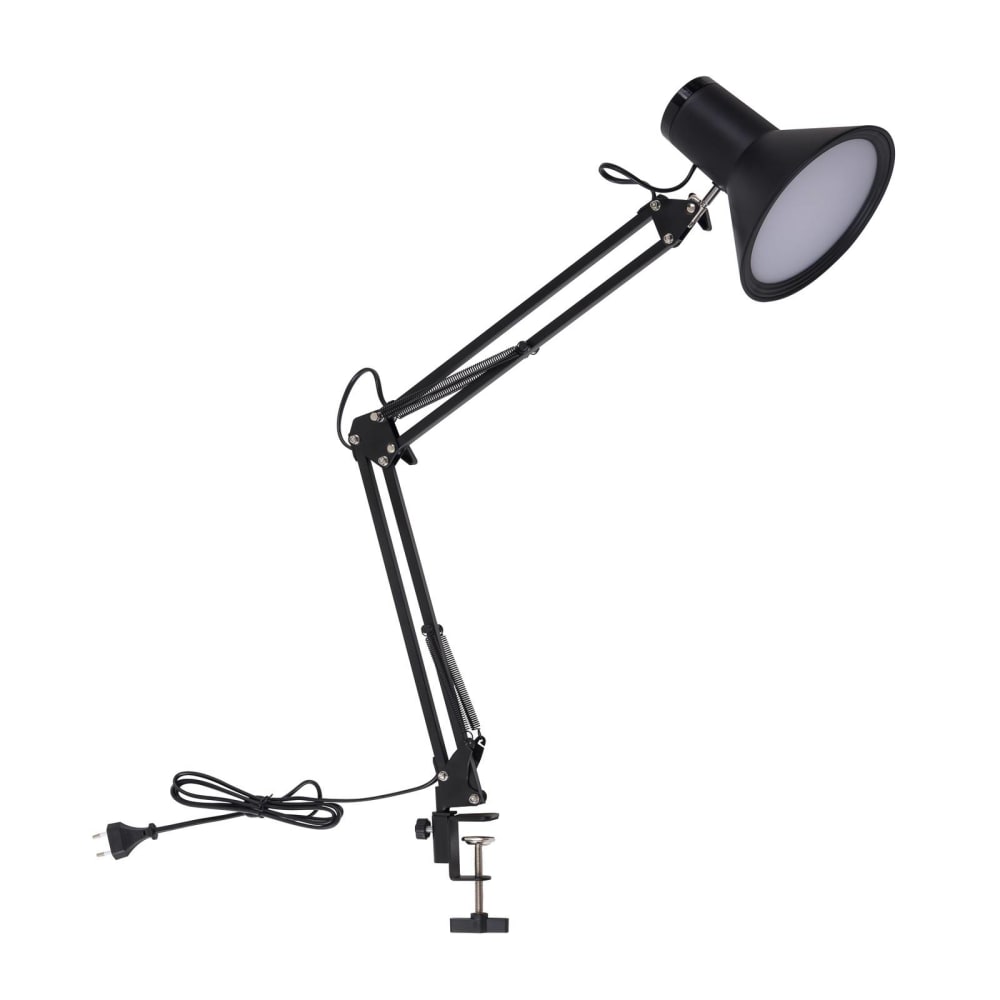 Lampe à pince en métal noir