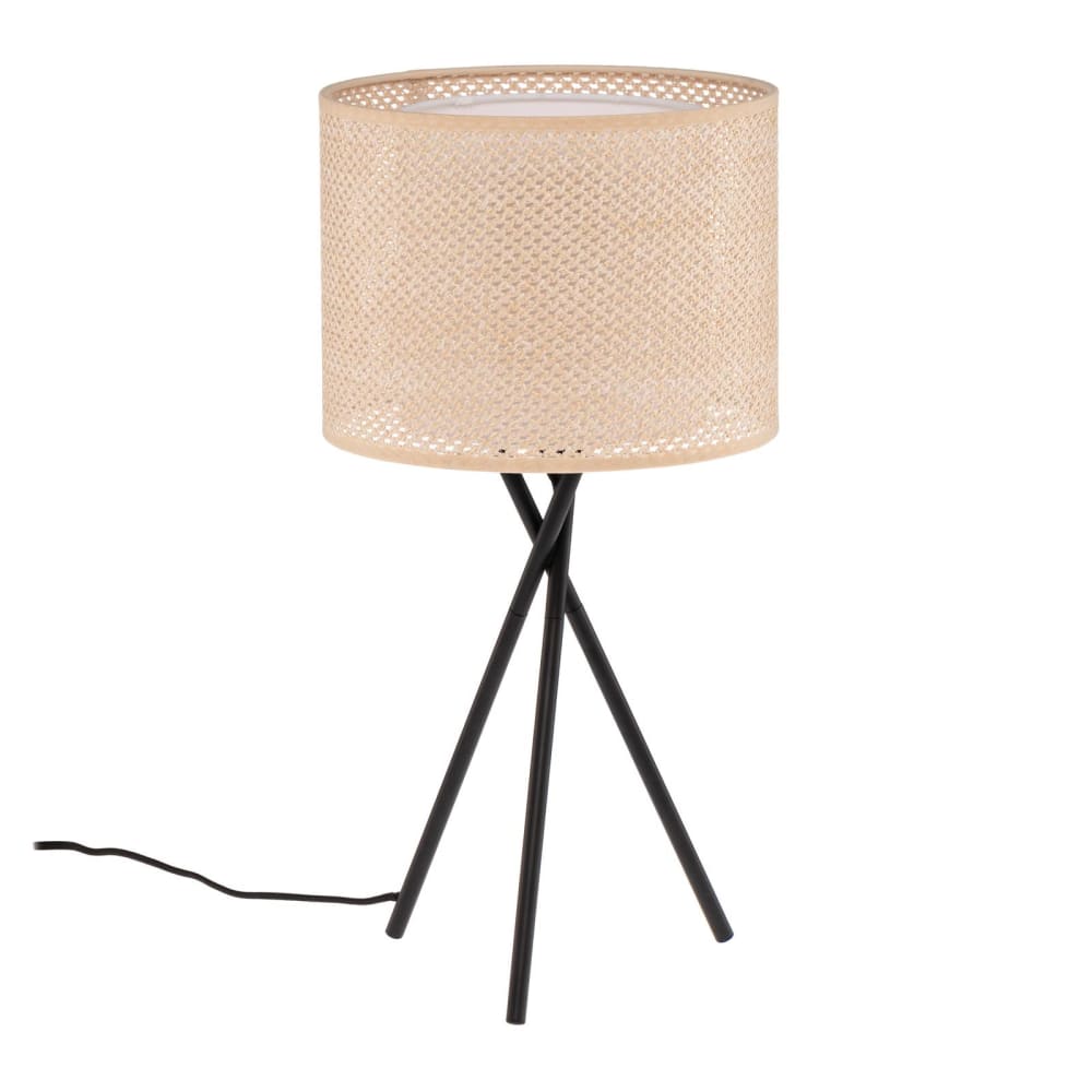Lampe à poser en plastique beige