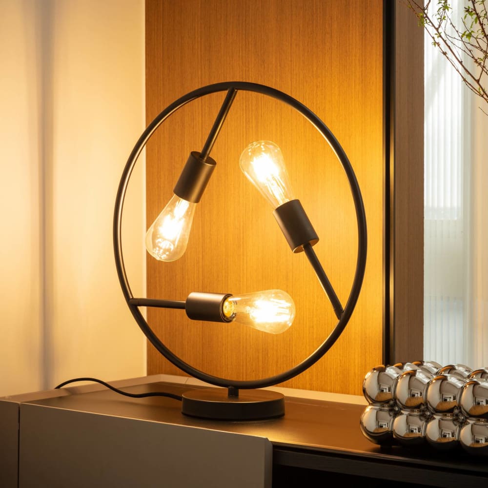 Lampe à poser en métal noir — vue 4