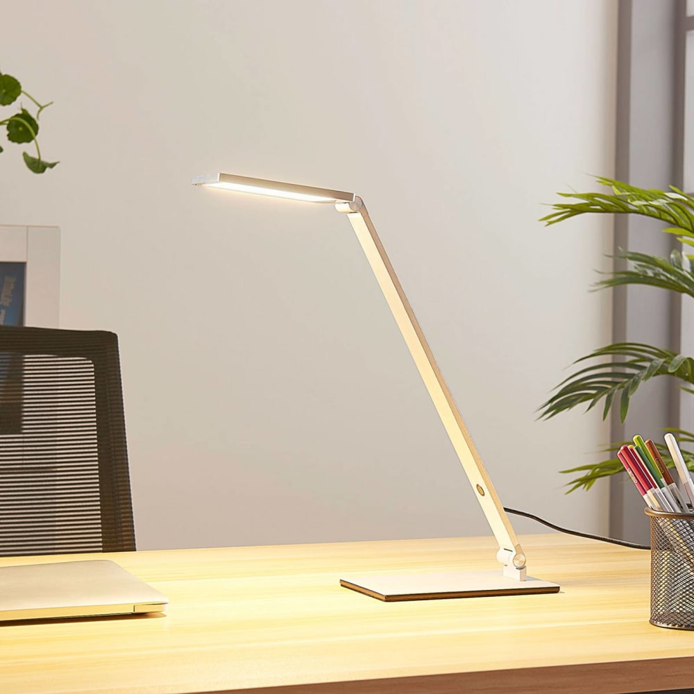 Lampe à poser en aluminium gris — vue 4