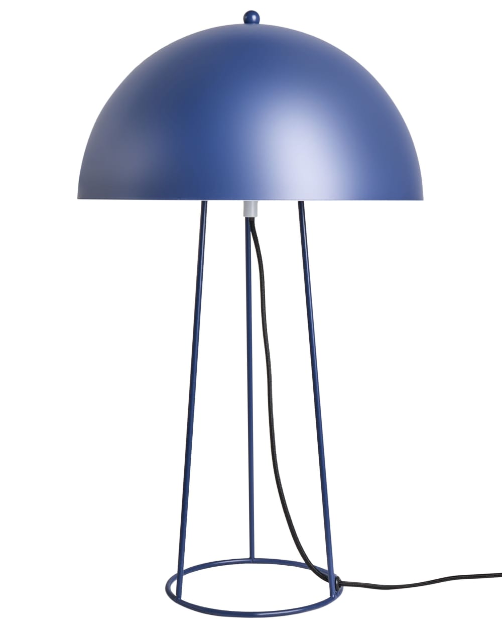 Lampe à poser métal bleu