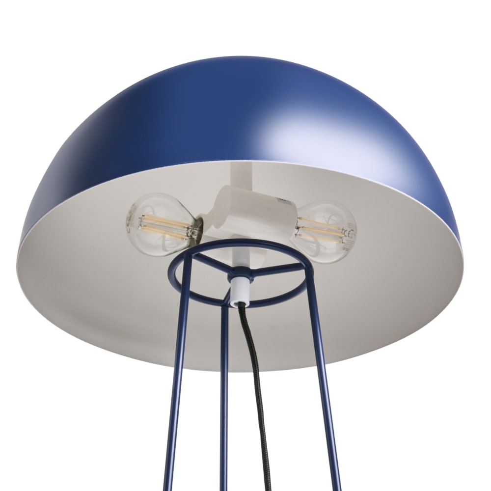 Lampe à poser métal bleu — vue 4