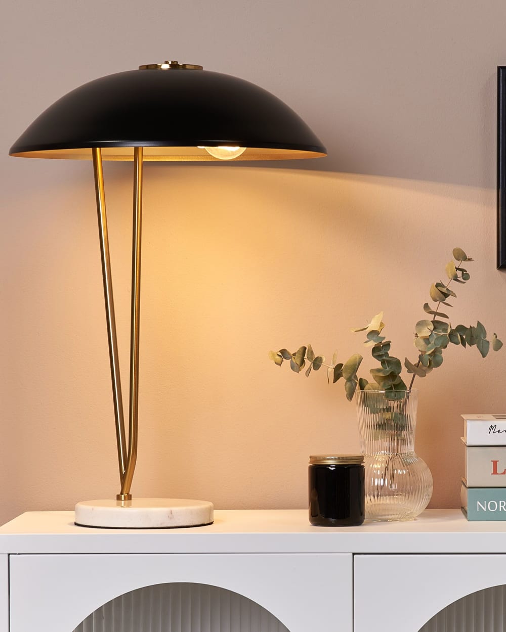 Lampe à poser métal noir — vue 3