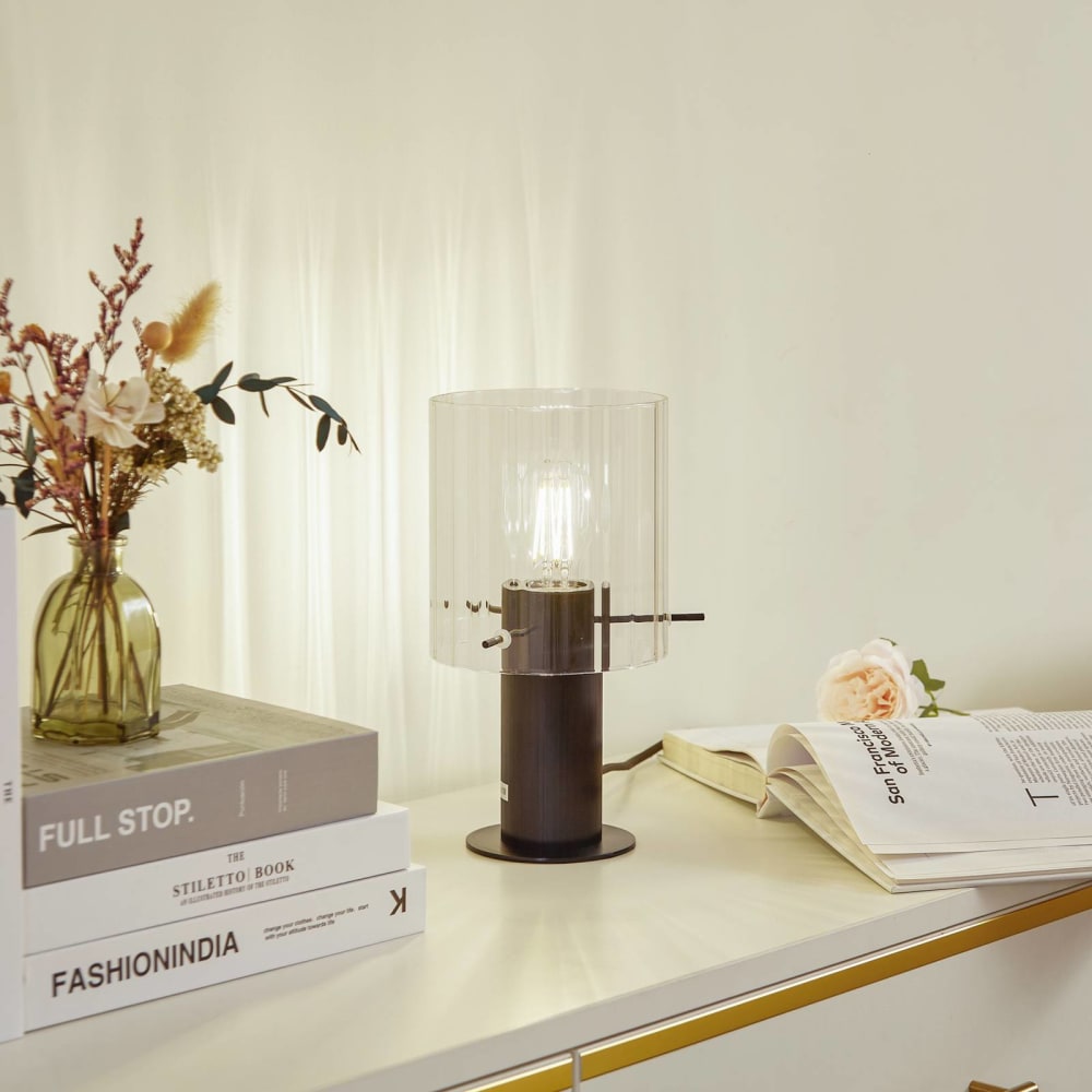Lampe à poser en métal transparent — vue 4