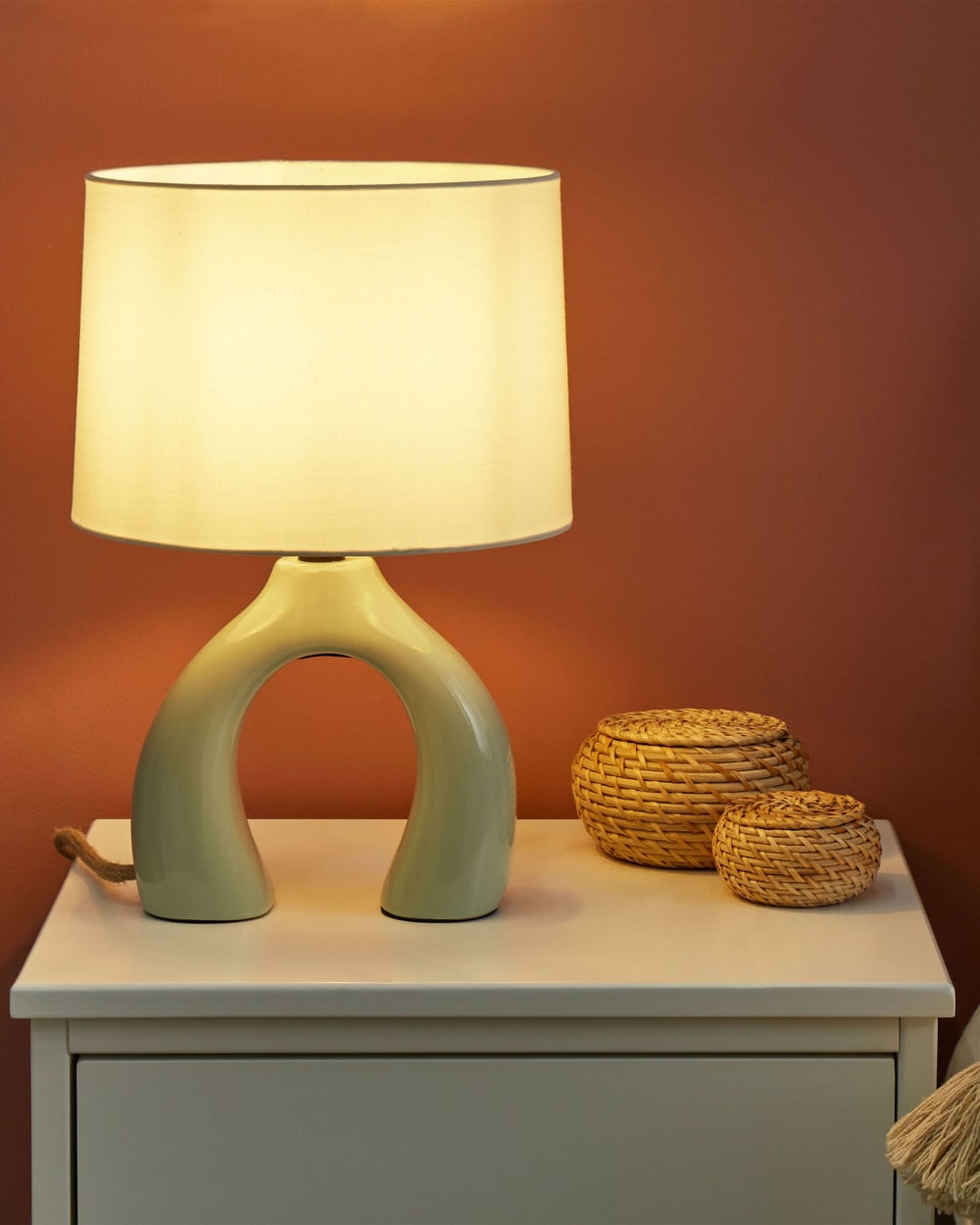 Lampe à poser céramique vert clair — vue 3