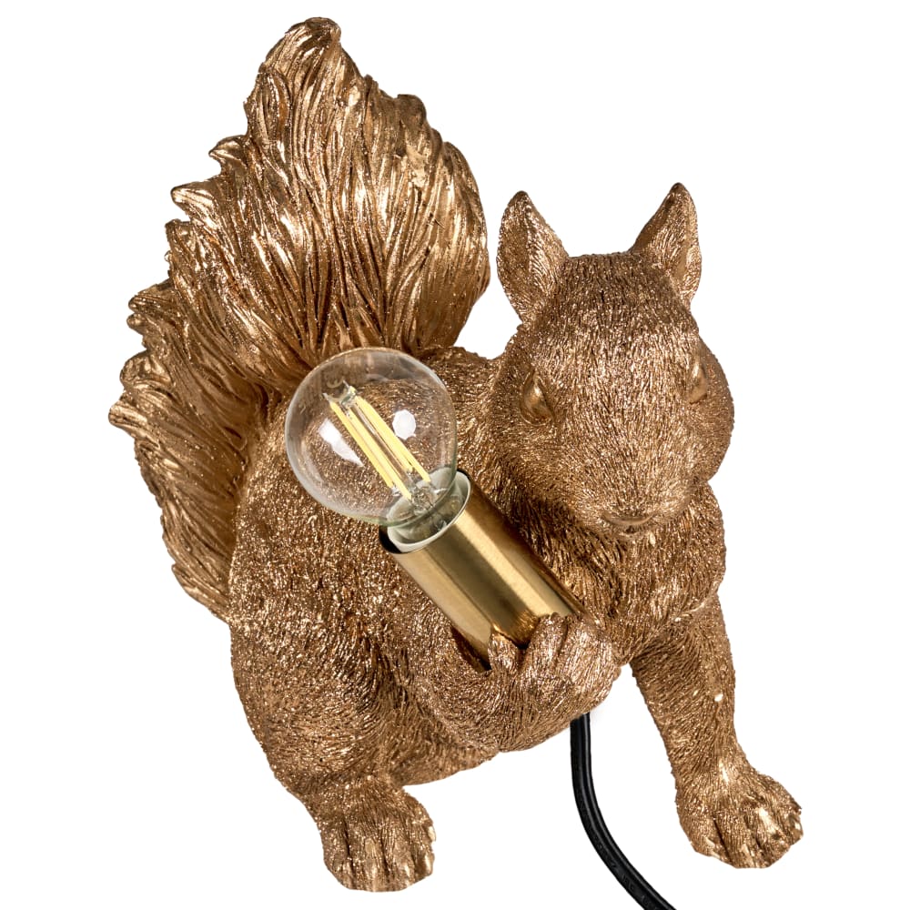 Lampe à poser écureuil doré — vue 4