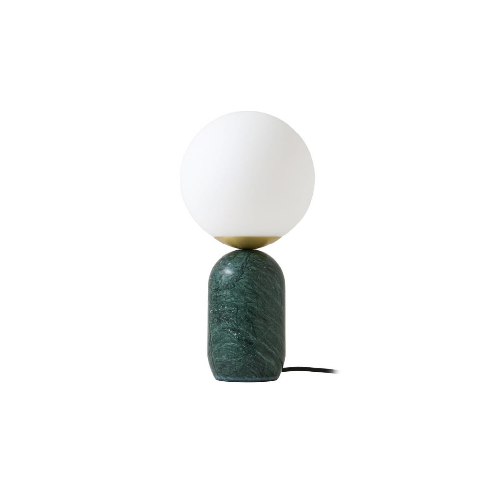 Lampe à poser en pierre vert