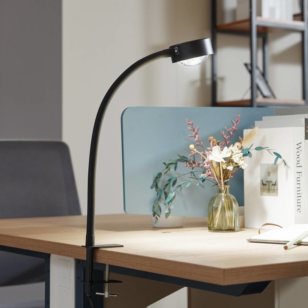 Lampe à pince en métal noir — vue 4