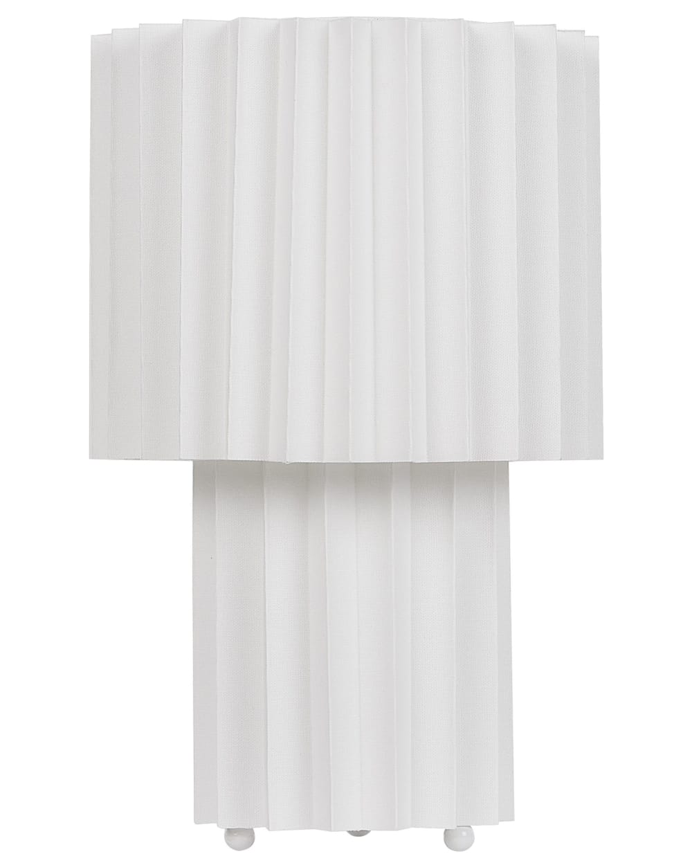 lampe à poser lin blanc
