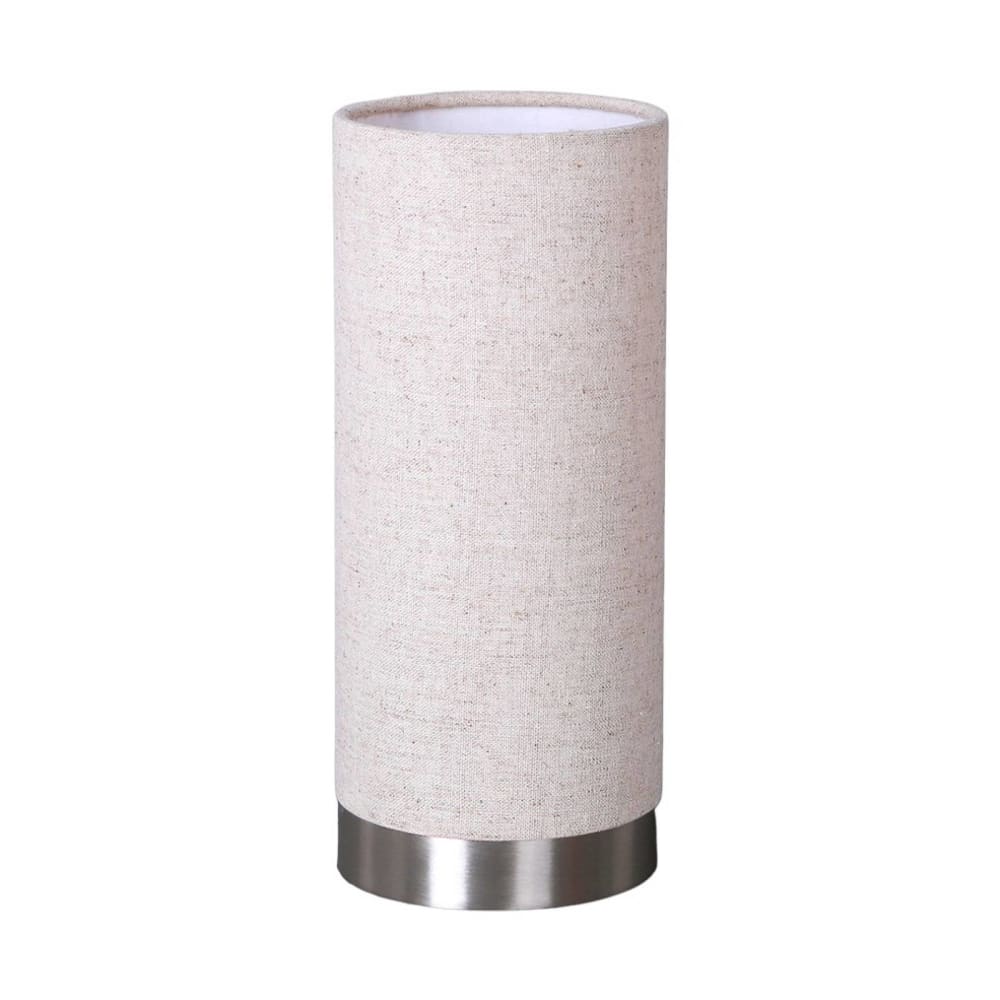 Tischlampe Aus Textil, Creme